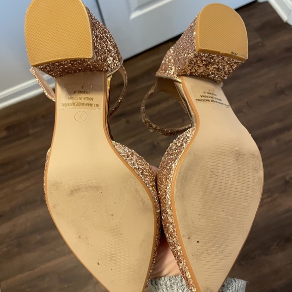 Blush Glitter Shoes - Picture 3 of 3